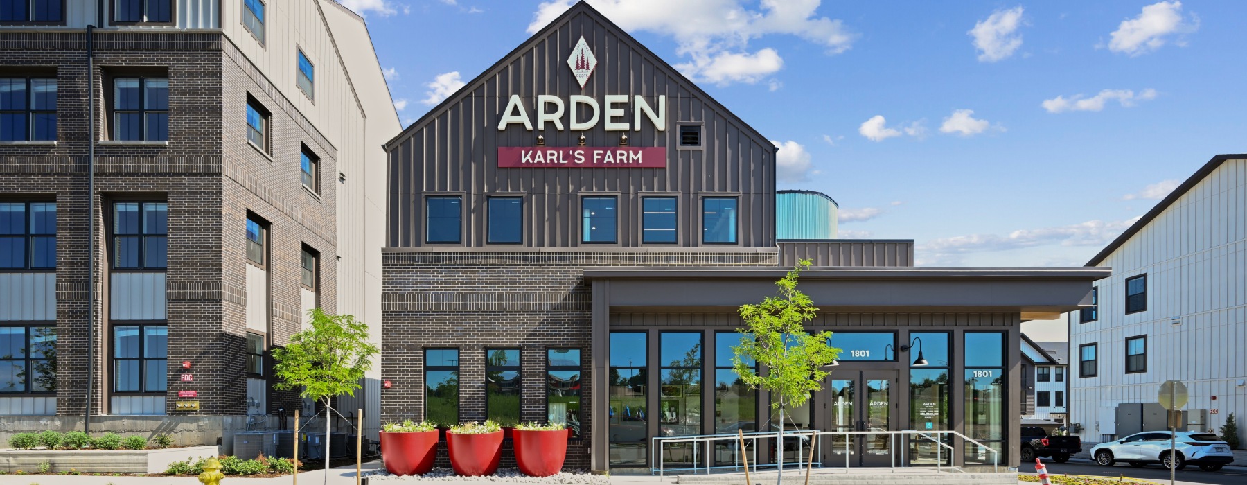Arden Karl's Farm Clubhouse Exterior